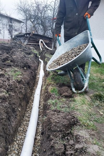 Drain Trenching in Wentzville