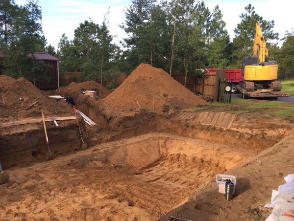 Pool Site Excavation in Wentzville